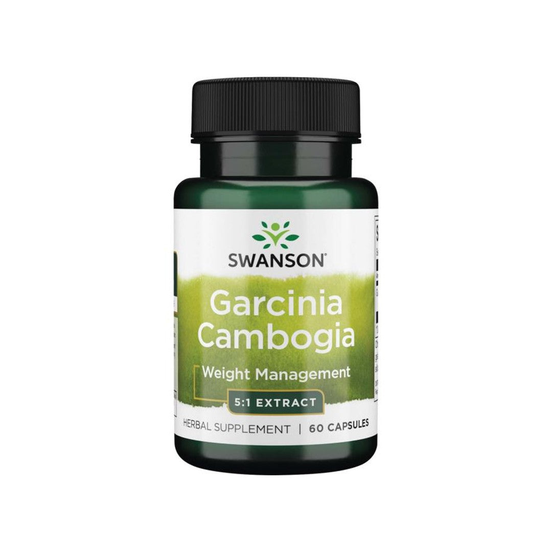 Swanson Extracto de Garcinia Cambogia 5:1 - 60 cápsulas.