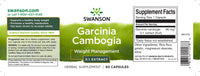 Miniatura de Swanson Extracto de Garcinia Cambogia 5:1 - Suplemento para perder peso en 60 cápsulas.