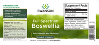 Miniatura de Swanson Boswellia - 800 mg 60 cápsulas suplemento dietético.