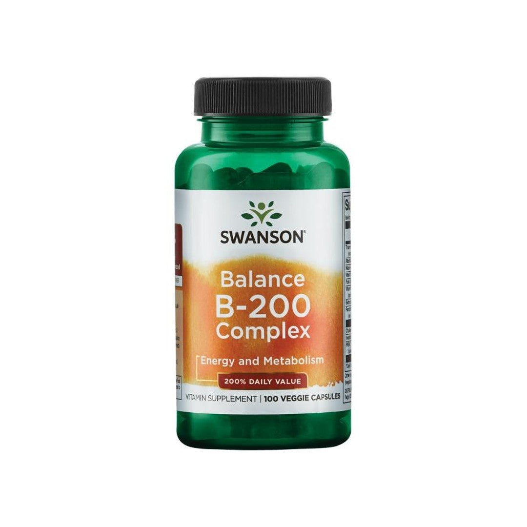 Complejo Swarson Balance B-200: Suplemento dietético - 100 Veg Caps por Swanson.