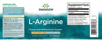 Miniatura de L-Arginina - 850 mg 90 cápsulas - label