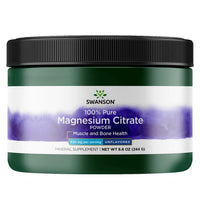 Miniatura de Swanson 100% Pure Magnesium Citrate Powder Unflavored 630 mg 244 g health.