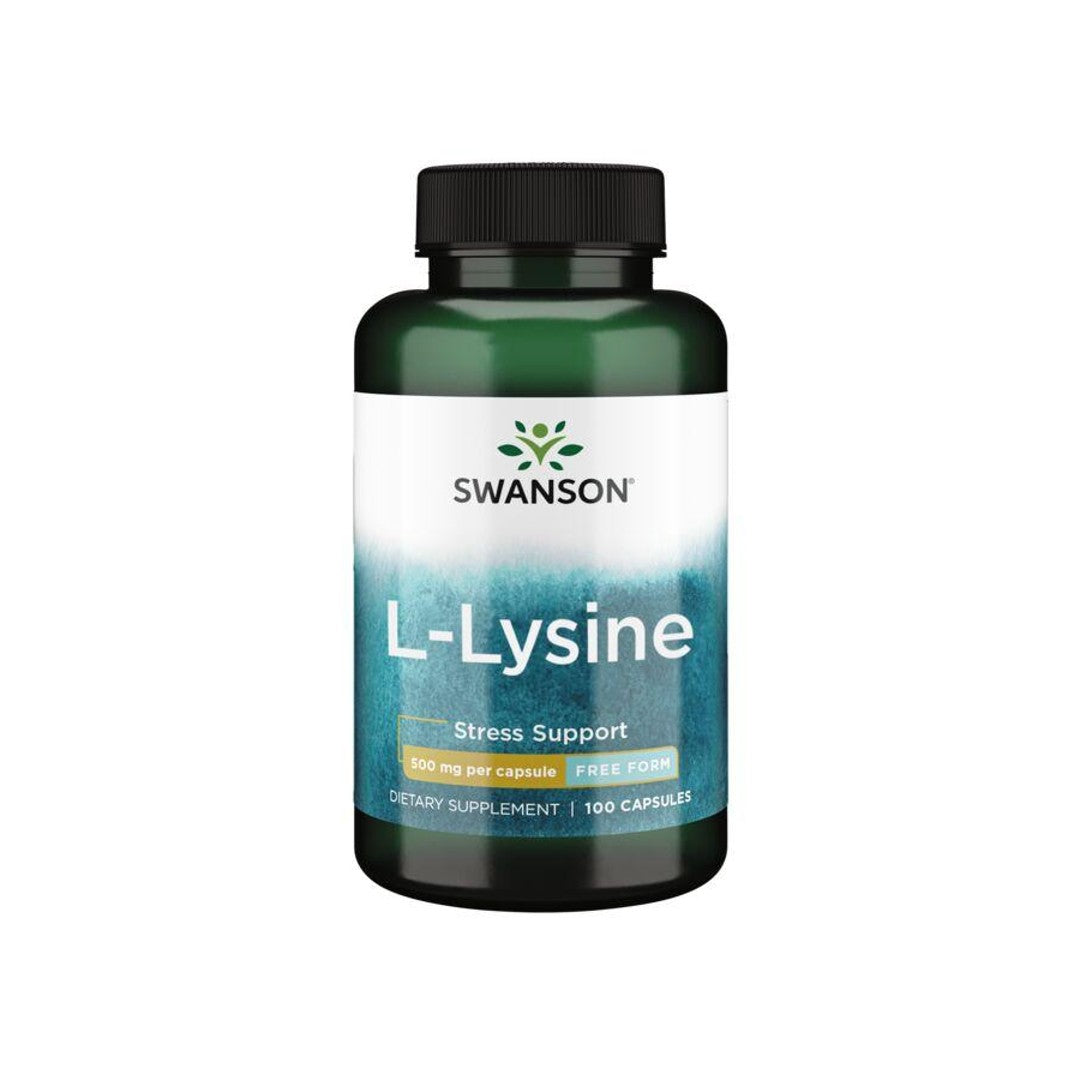 L-Lisina - 500 mg 100 cápsulas - frente