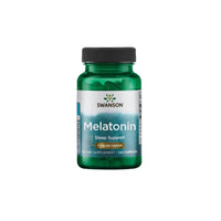Miniatura de Un frasco de Swanson Melatonina - 3 mg 120 cápsulas sobre fondo blanco.