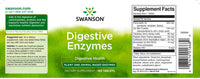 Miniatura de A label for Swanson Enzimas digestivas - 180 comprimidos.
