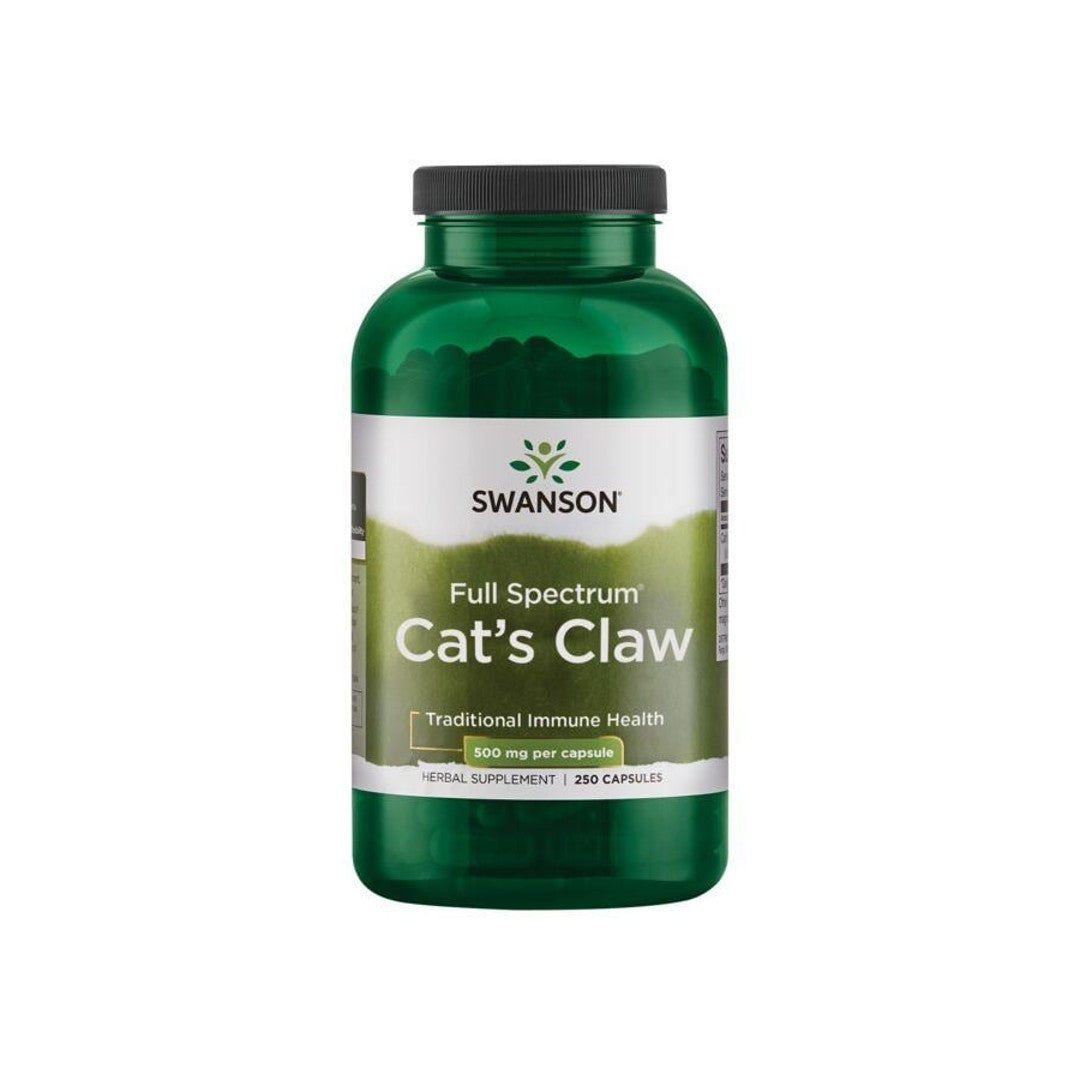 Swanson's Cats Claw - 500 mg 250 cápsulas.