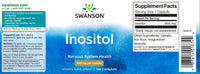 Miniatura para Swanson inositol - 650 mg 100 cápsulas - Swanson ino.