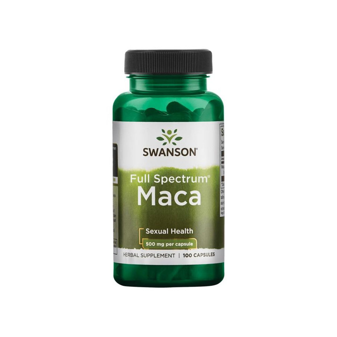 Swanson Maca - 500 mg 100 cápsulas.