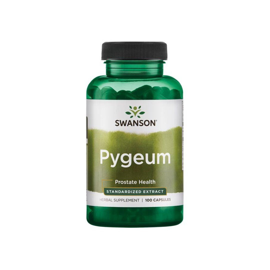 Swanson Pygeum - 500 mg 100 cápsulas favorecen la salud de las vías urinarias y la próstata.
