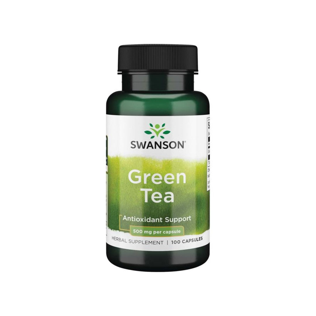 Swanson Té verde - 500 mg 100 cápsulas.