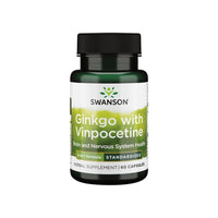Miniatura de Swanson Ginkgo con Vinpocetina - 60 cápsulas