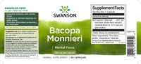Miniatura de Swanson Bacopa Monnieri - 250 mg 90 cápsulas suplemento dietético.