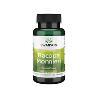 Miniatura de Suplemento dietético que contiene 250 mg de Swanson Bacopa Monnieri en 90 cápsulas.