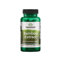 Miniatura de Suplemento alimenticio que contiene Swanson Extracto de Bambú en forma de cápsulas vegetales de 300 mg.