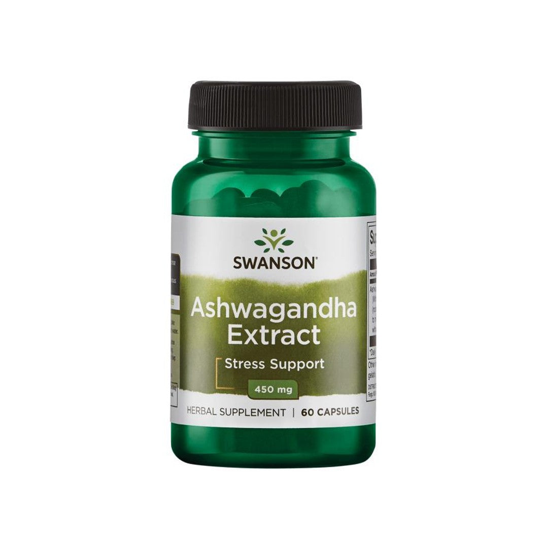 Swanson Extracto de Ashwagandha - 450 mg 60 cápsulas.