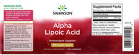 Miniatura de un frasco de Swanson Ácido Alfa Lipoico - 300 mg 120 cápsulas.