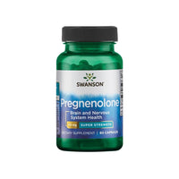 Miniatura para Swanson La pregnenolona - 50 mg 60 cápsulas es una prohormona y precursor hormonal que favorece la función cerebral.