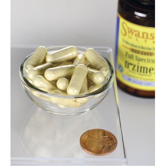 Swanson N-Zimes - 90 cápsulas vegetales que mejoran la digestión y la absorción de nutrientes.