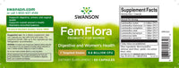Miniatura de la etiqueta de Swanson FemFlora Probiotic for Women - 60 capsules.