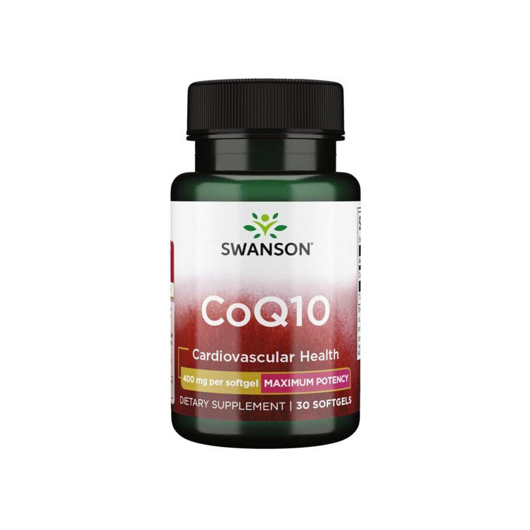 Swanson Coenzima Q1O - 400 mg 30 cápsulas blandas.