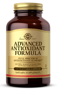 Miniatura de un frasco de Solgar Advanced Antioxidant Formula 120 Vegetable Capsules.