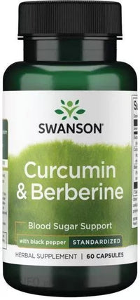 Miniatura de Swanson Curcumin & Berberine with Black Pepper 60 capsules.