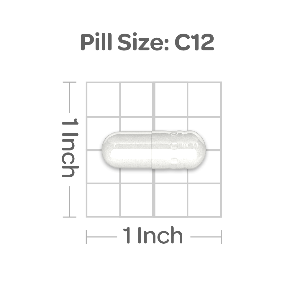 El Diente de León Raíz - 520 mg 100 cápsulas por Puritan's Pride se muestra en un fondo negro.