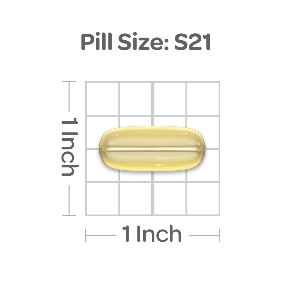 El Ácido Alfa Lipoico - 300 mg 120 softgel por Puritan's Pride se muestra sobre un fondo negro.