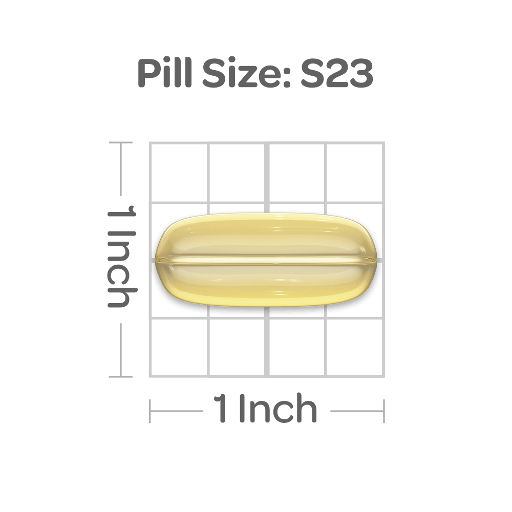 La Coenzima Q10 600 mg 60 Cápsulas Blandas de Liberación Rápida Q-SORB™ de Puritan's Pride se muestra sobre un fondo negro.