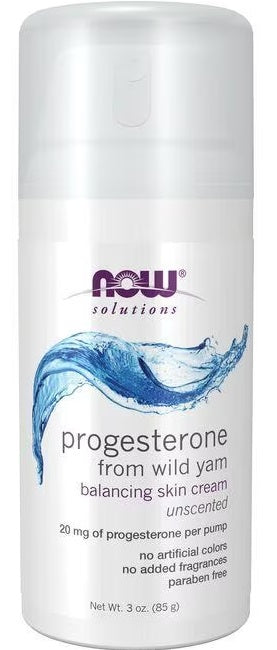 Now Progesterona de Ñame Silvestre Crema equilibrante para la piel 85 g by Now Foods.