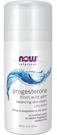 Miniatura de Now Progesterona de ñame silvestre Crema equilibrante para la piel 85 g by Now Foods.