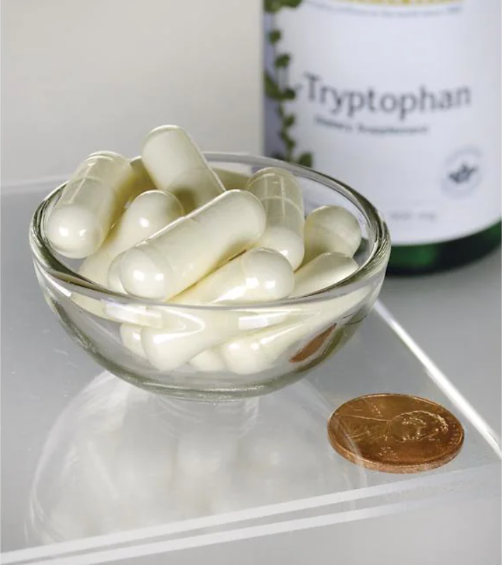 L-Triptófano - 500 mg 60 cápsulas - tamaño píldora